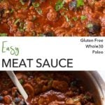 pin for easy meat sauce