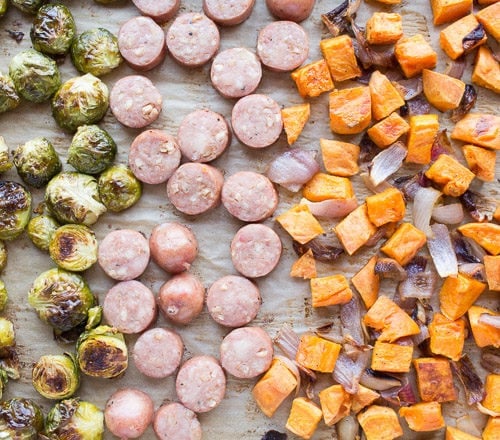 Easy Sheet Pan Dinner with Sausage and Veggies