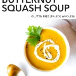 pin for curried butternut squash soup