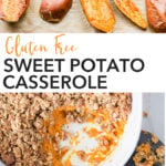 pin for healthy sweet potato casserole