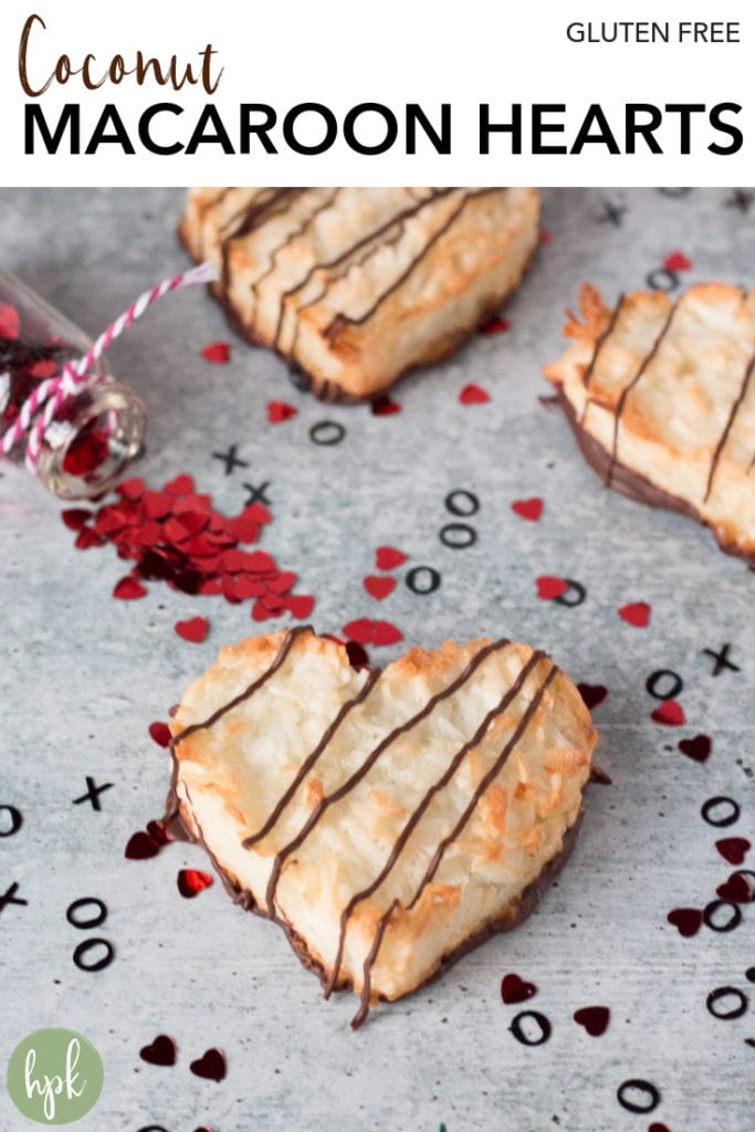 pin for coconut macaroon hearts