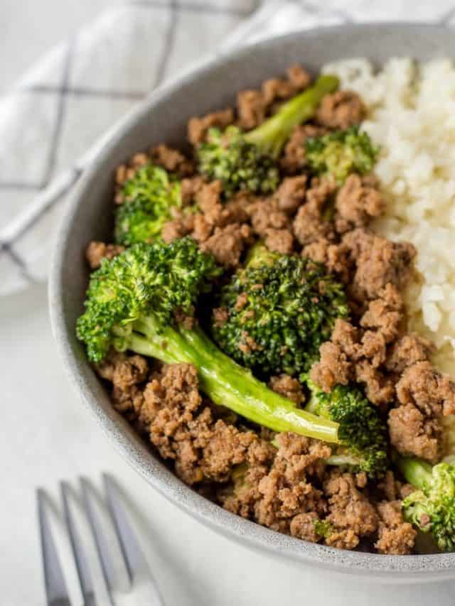 Ground Beef and Broccoli Recipe Story