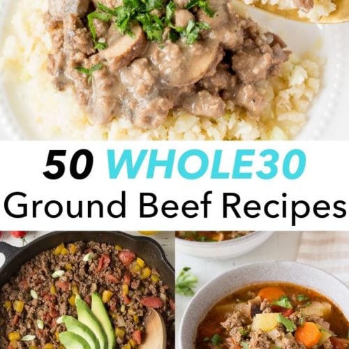 pin for whole30 ground beef roundup