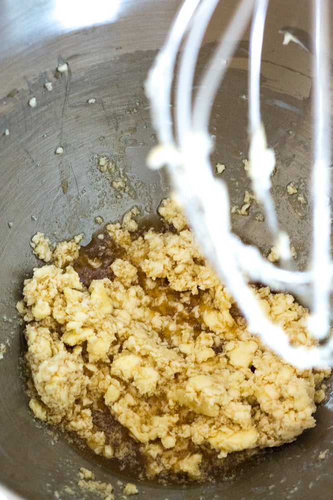 butter and maple syrup mixture in a bowl