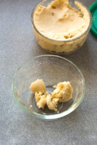 honey butter in a small bowl