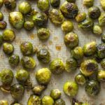 pin for roasted brussel sprouts with maple syrup