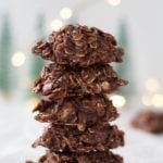 christmas pin for chocolate oatmeal no bake cookies