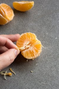 removing strings from orange
