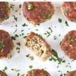 pin for paleo meatloaf muffins