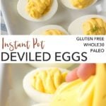 pin for whole30 deviled eggs