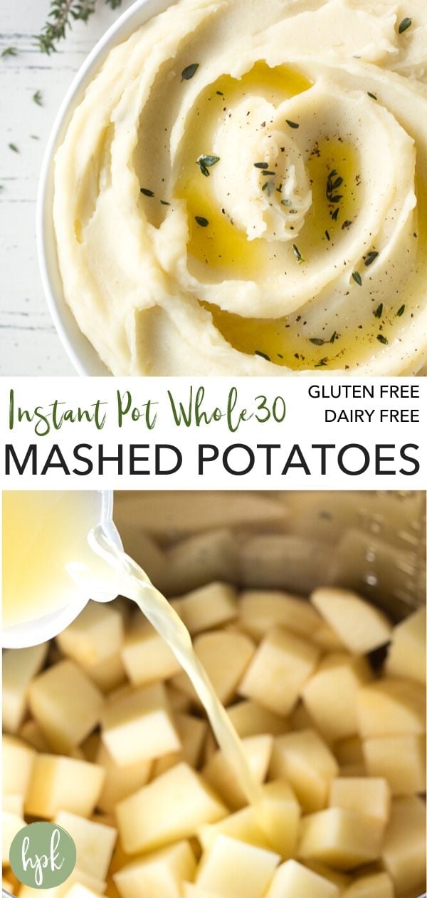 pin for instant pot whole30 mashed potatoes