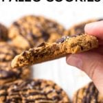 pin for gluten free almond butter cookies