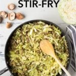 pin for ground beef and cabbage stir fry