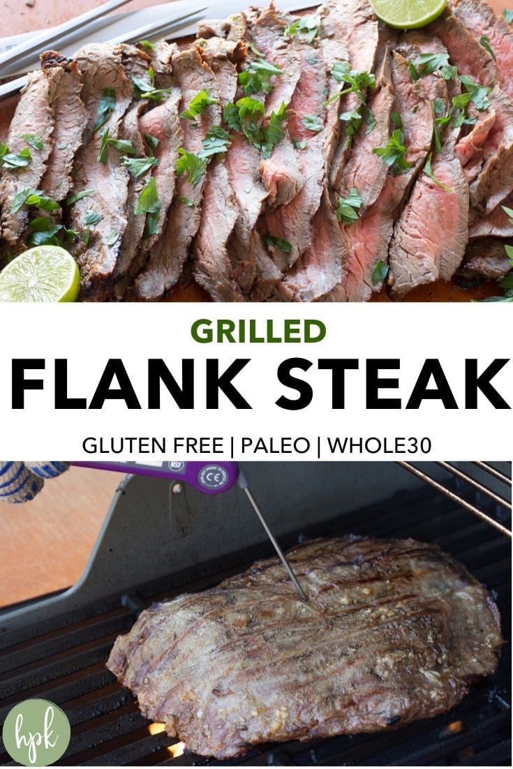 pin for grilled flank steak