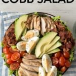 pin for chicken cobb salad