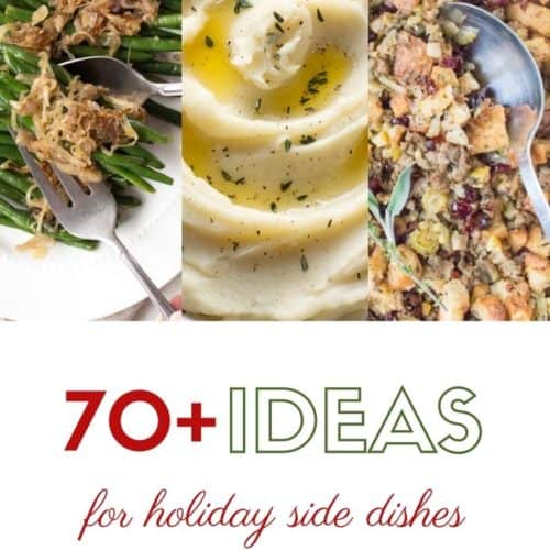 pin for gluten free holiday side dishes