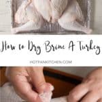 pin for how to dry brine a turkey
