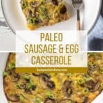 pin for sausage egg breakfast casserole
