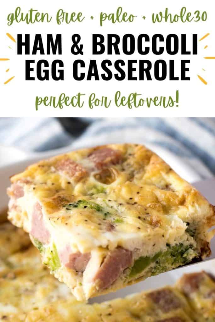 pin for ham broccoli egg casserole