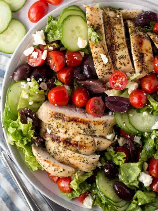 Grilled Chicken Salad Recipe Story