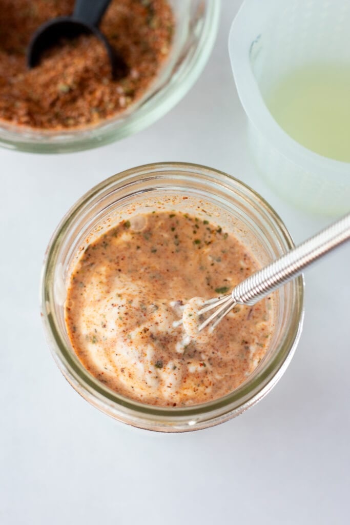 3-Ingredient Taco Salad Dressing | Hot Pan Kitchen