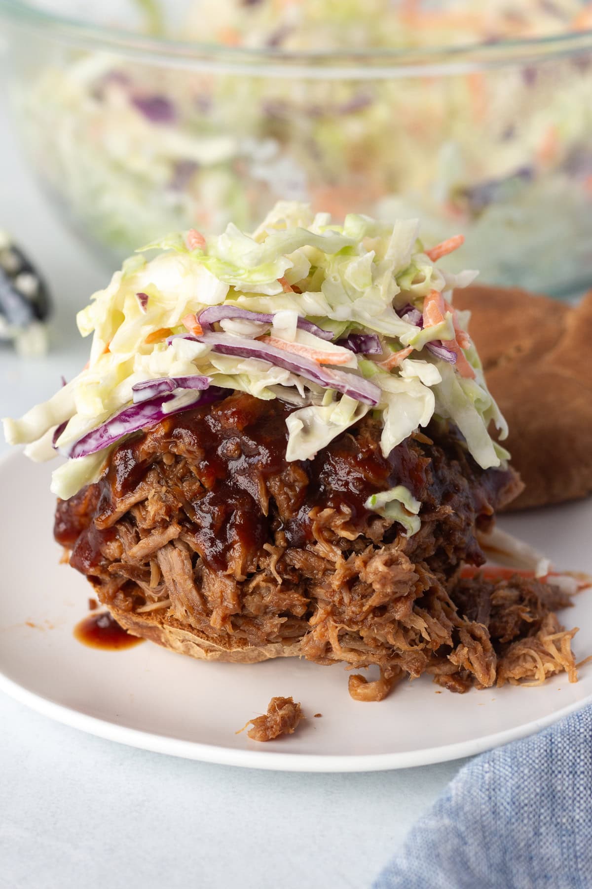 5-Ingredient Lightly-Dressed Coleslaw for Pulled Pork | Hot Pan Kitchen